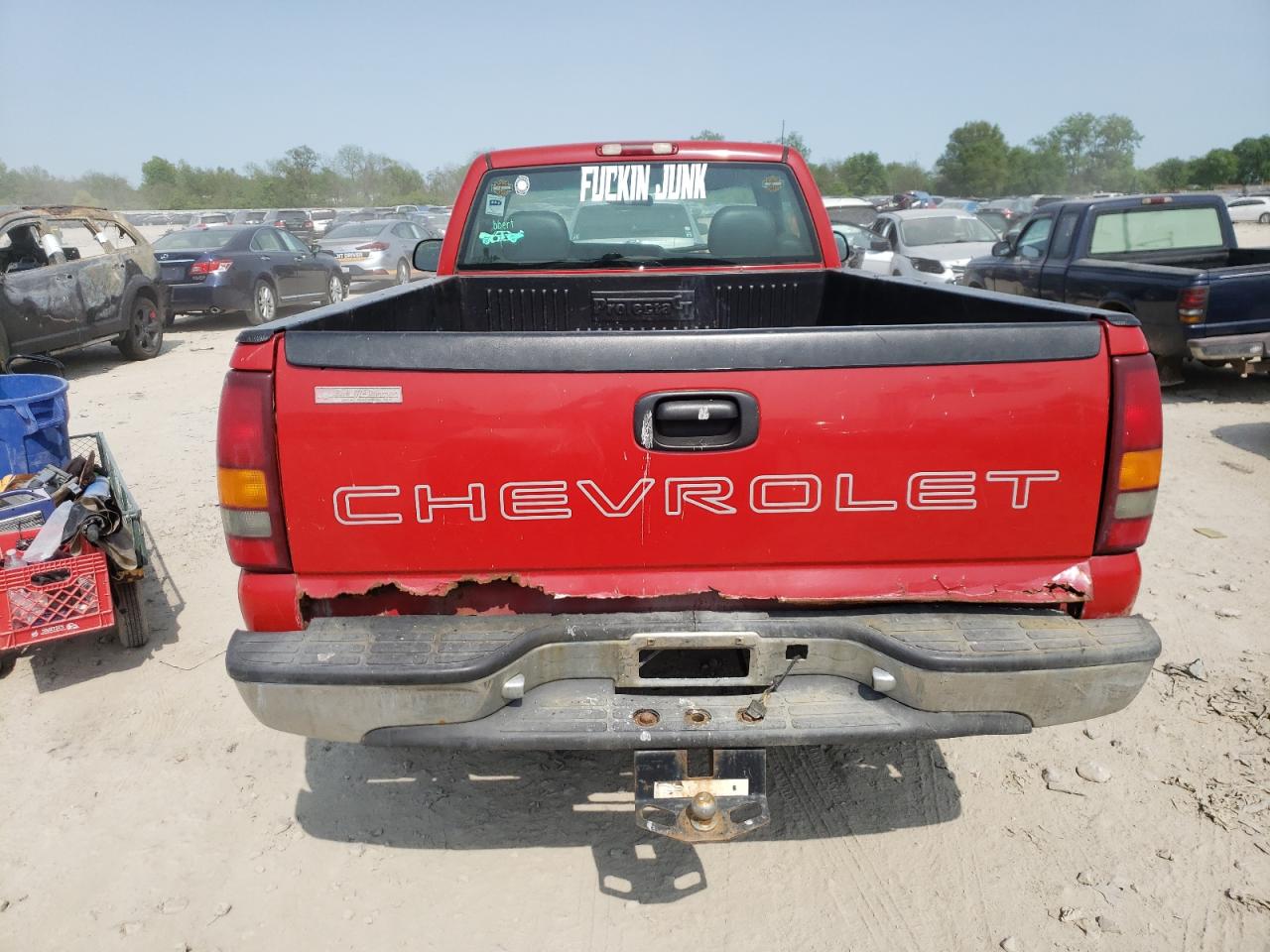 Photo 6 from auction – 2000 CHEVROLET SILVERADO with VIN 1GCEK14V6YE351442