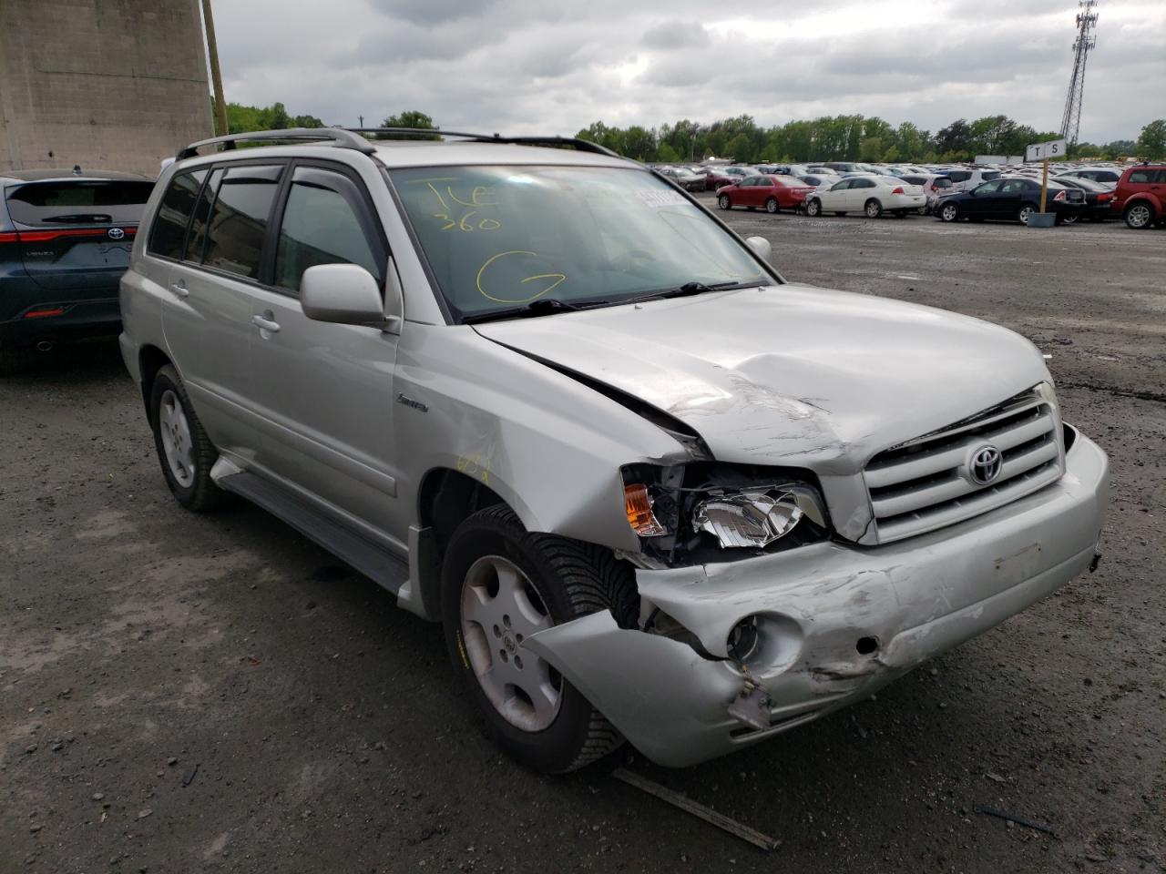 TOYOTA HIGHLANDER 2005 with VIN JTEEP21A350127316 - Photo from auction