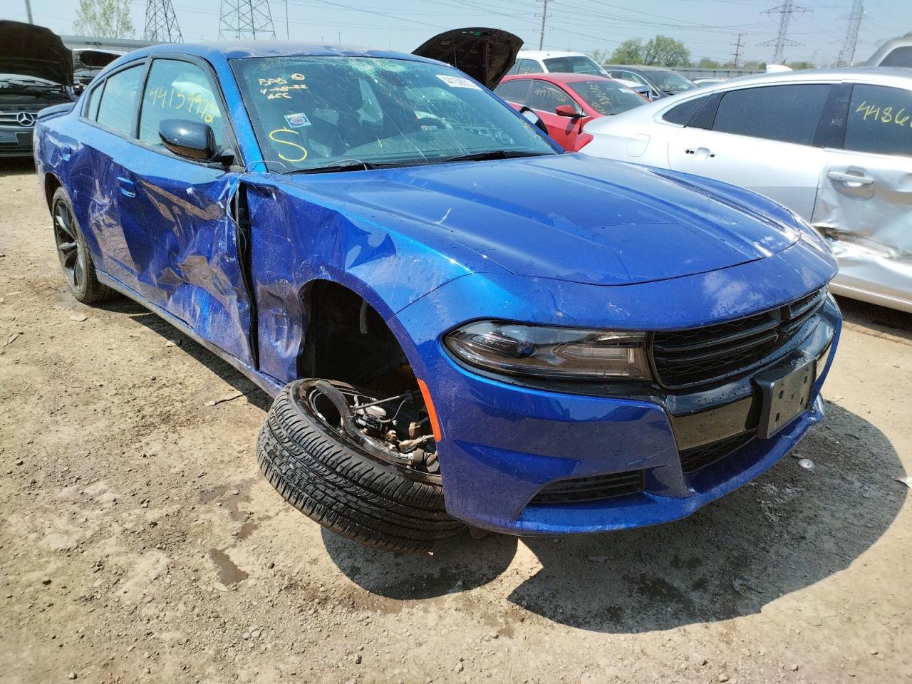DODGE CHARGER SX 2018 with VIN 2C3CDXBG6JH273773 - Photo from auction