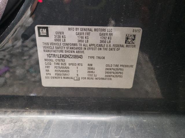 Photo 10 from auction – 2017 GMC SIERRA C15 with VIN 1GTR1LEH2HZ208943