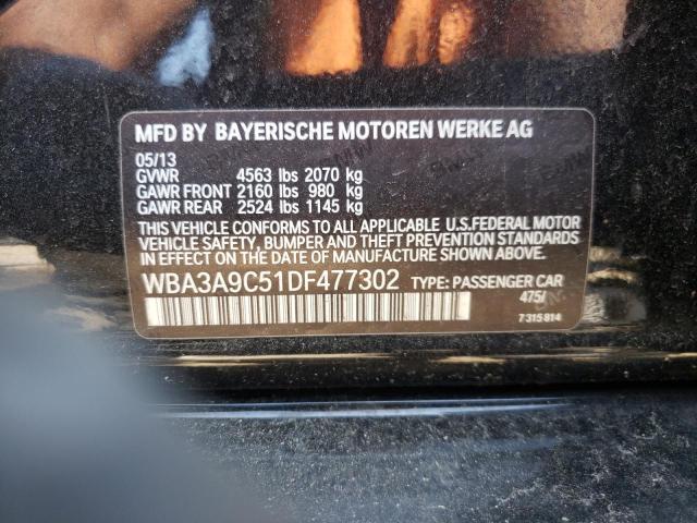 Photo 10 from auction – 2013 BMW 335 I with VIN WBA3A9C51DF477302