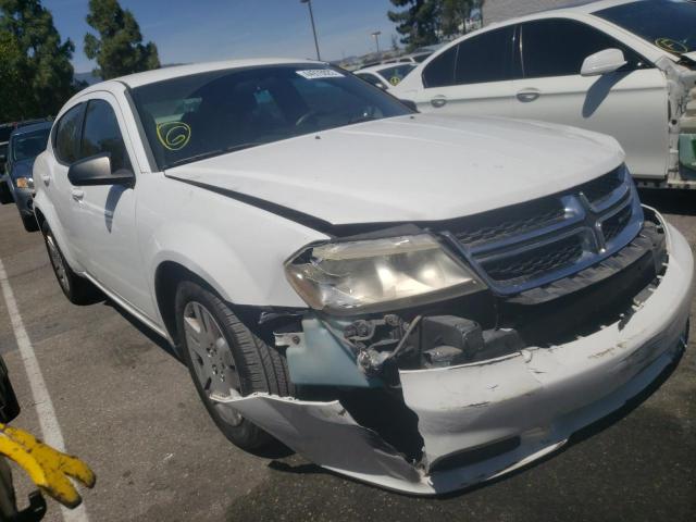 DODGE AVENGER SE 2012 with VIN 1C3CDZAB2CN328330 - Photo from auction