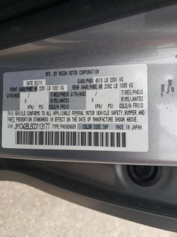 Photo 10 from auction – 2012 MAZDA 5 with VIN JM1CW2BL6C0113177