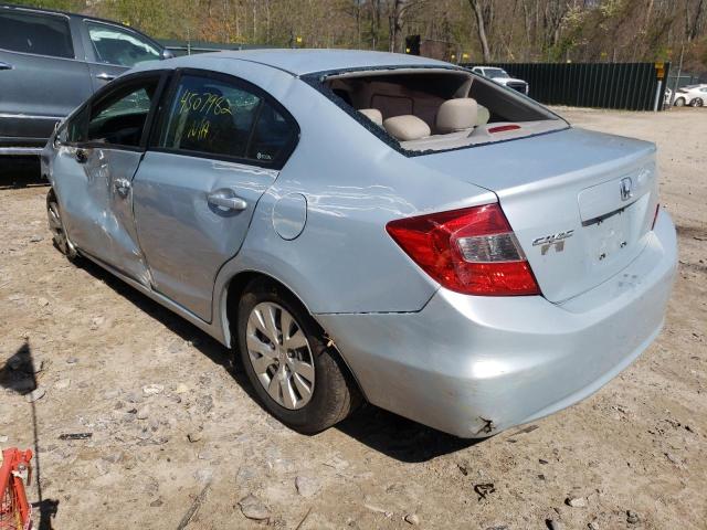 Photo 3 from auction – 2012 HONDA CIVIC LX with VIN 19XFB2F54CE306567