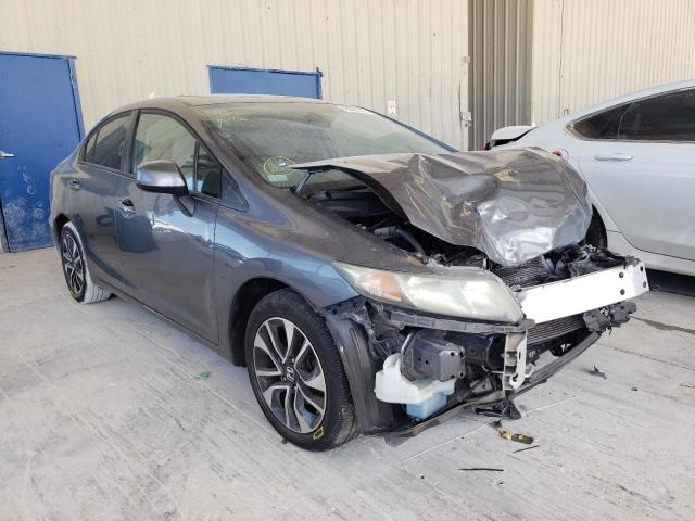 HONDA CIVIC EX 2013 with VIN 19XFB2F80DE027483 - Photo from auction