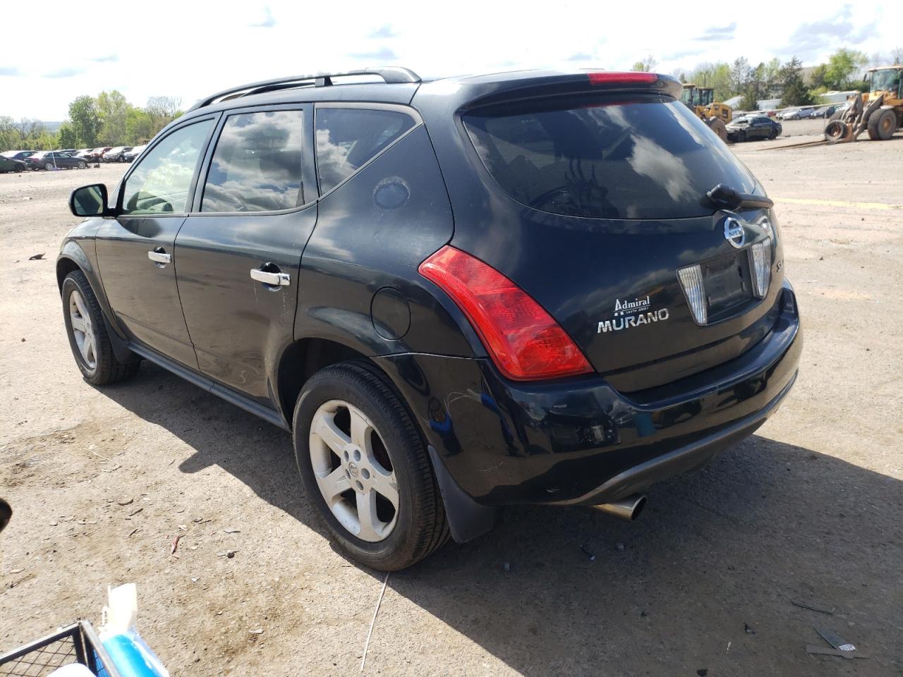 Photo 3 from auction – 2003 NISSAN MURANO SL with VIN JN8AZ08W83W236114