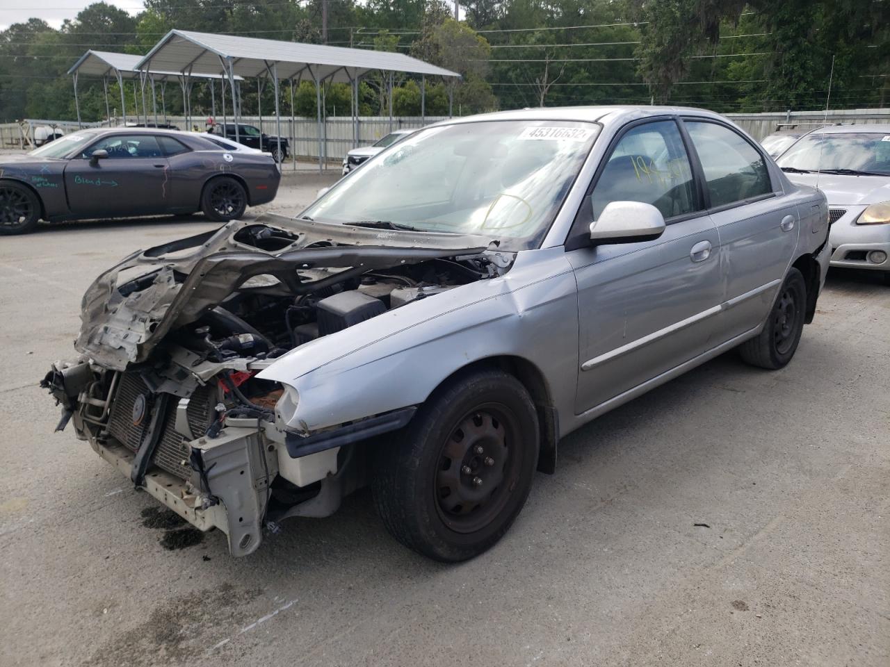 Photo 2 from auction – 2004 KIA SPECTRA BA with VIN KNAFB121045314821
