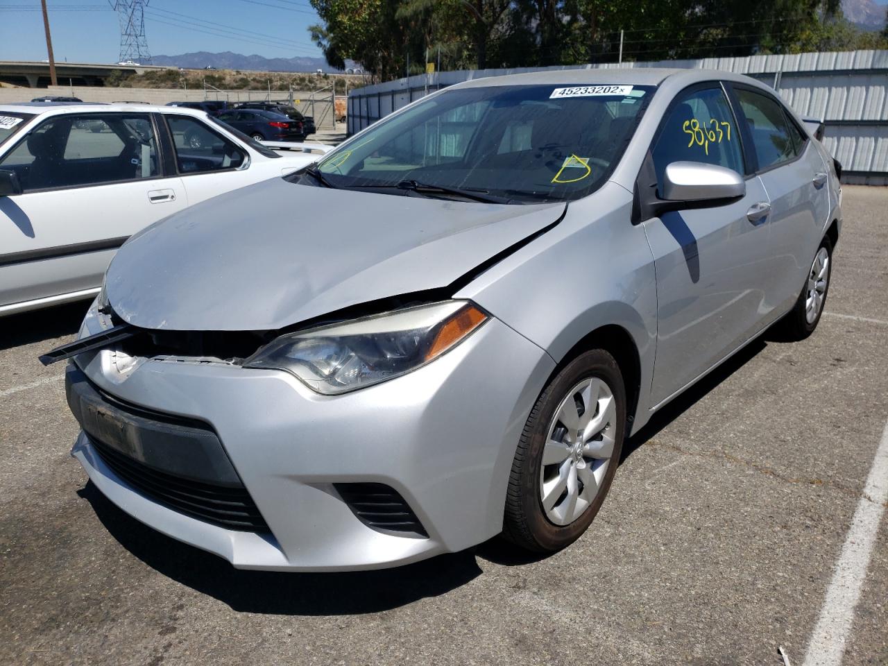 Photo 2 from auction – 2014 TOYOTA COROLLA L with VIN 5YFBURHE5EP128040