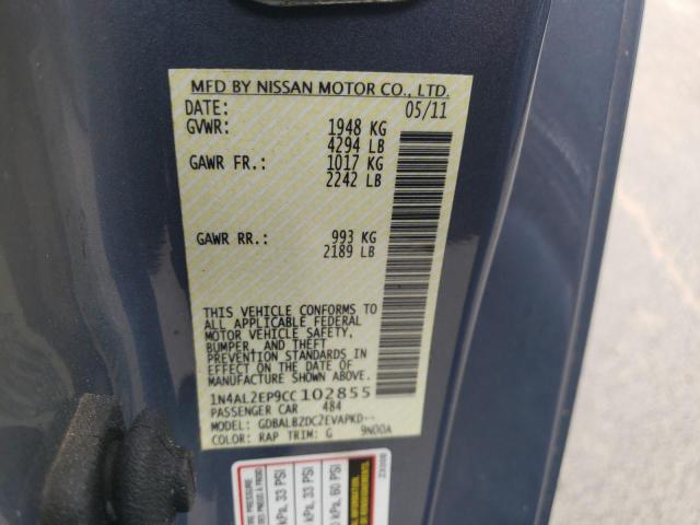 Photo 10 from auction – 2012 NISSAN ALTIMA S with VIN 1N4AL2EP9CC102855