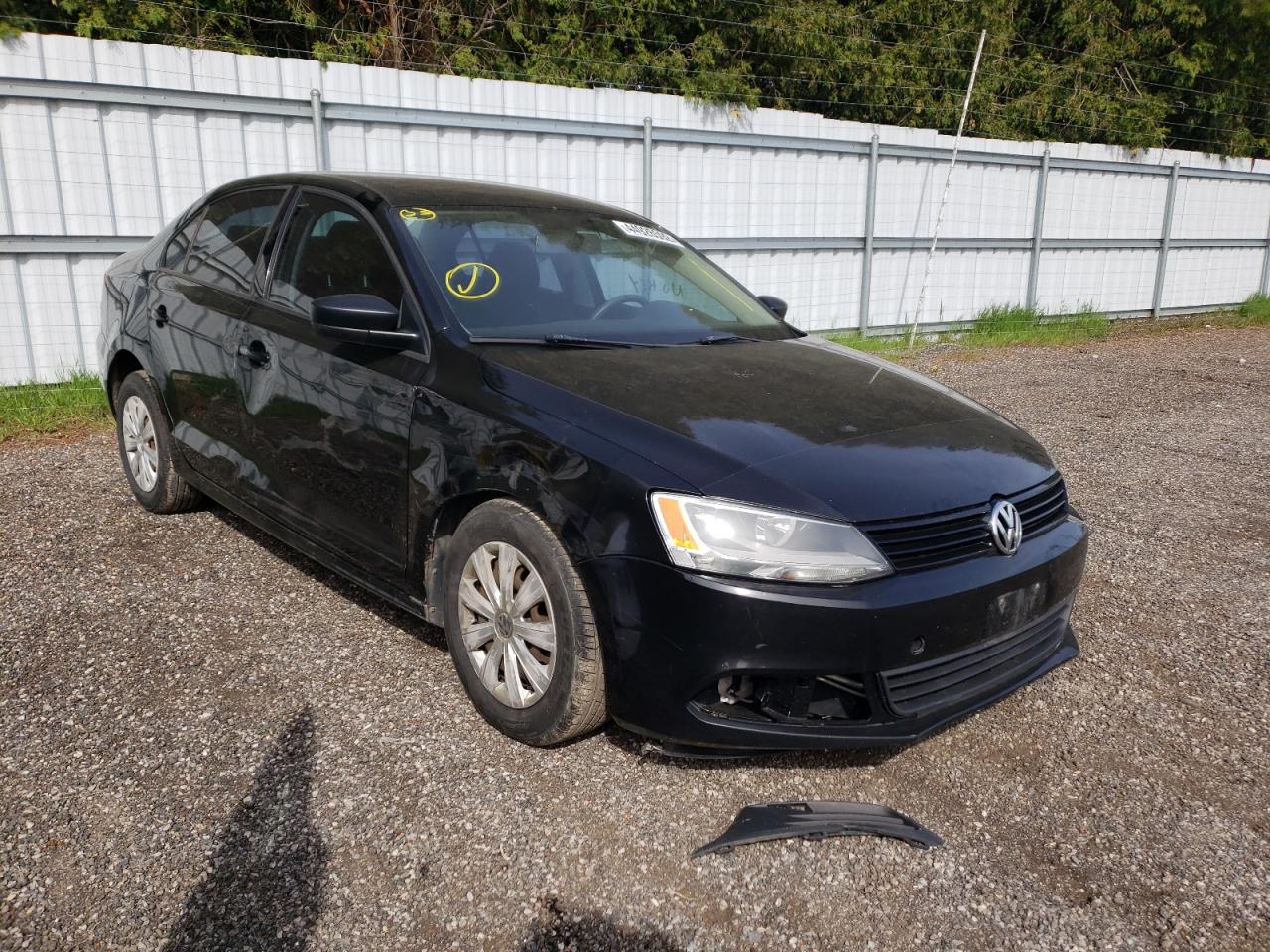 VOLKSWAGEN JETTA BASE 2011 with VIN 3VW1K7AJ9BM377972 - Photo from auction