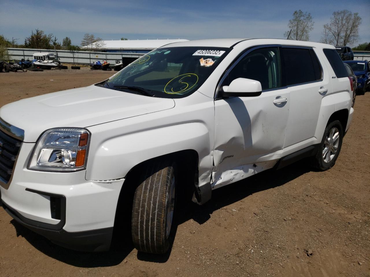 Photo 9 from auction – 2017 GMC TERRAIN SL with VIN 2GKALMEK0H6334131