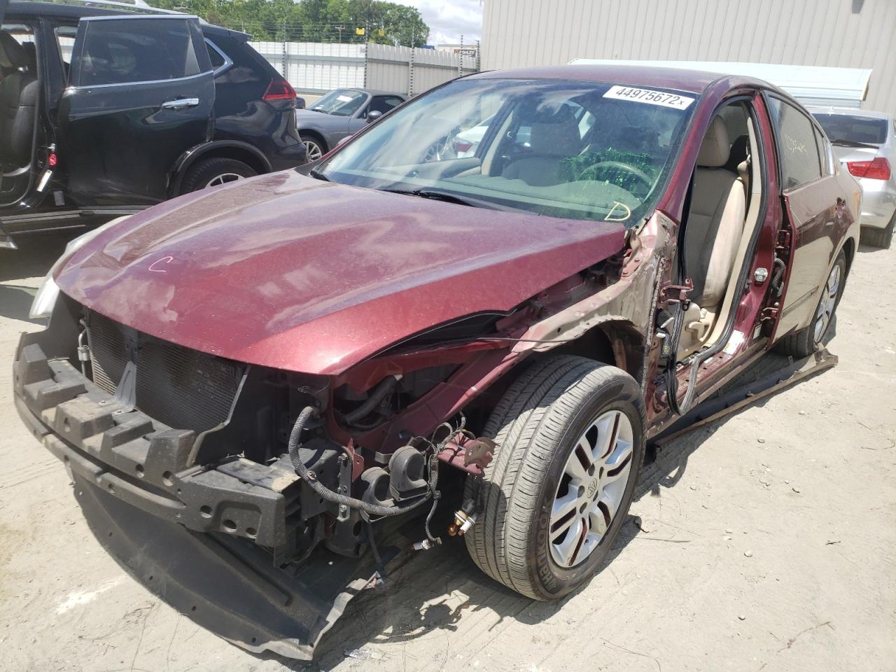Photo 2 from auction – 2012 NISSAN ALTIMA BAS with VIN 1N4AL2AP6CC190916