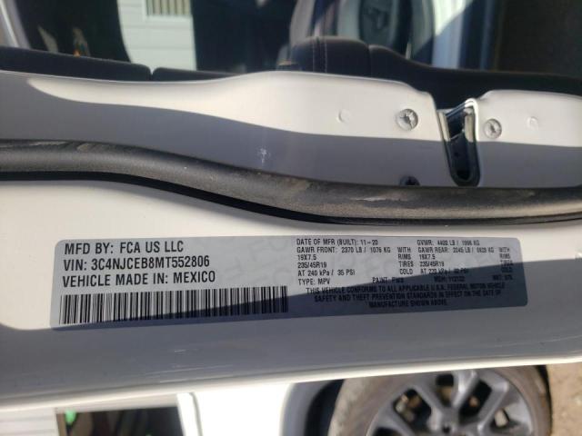 Photo 10 from auction – 2021 JEEP COMPASS 80 with VIN 3C4NJCEB8MT552806