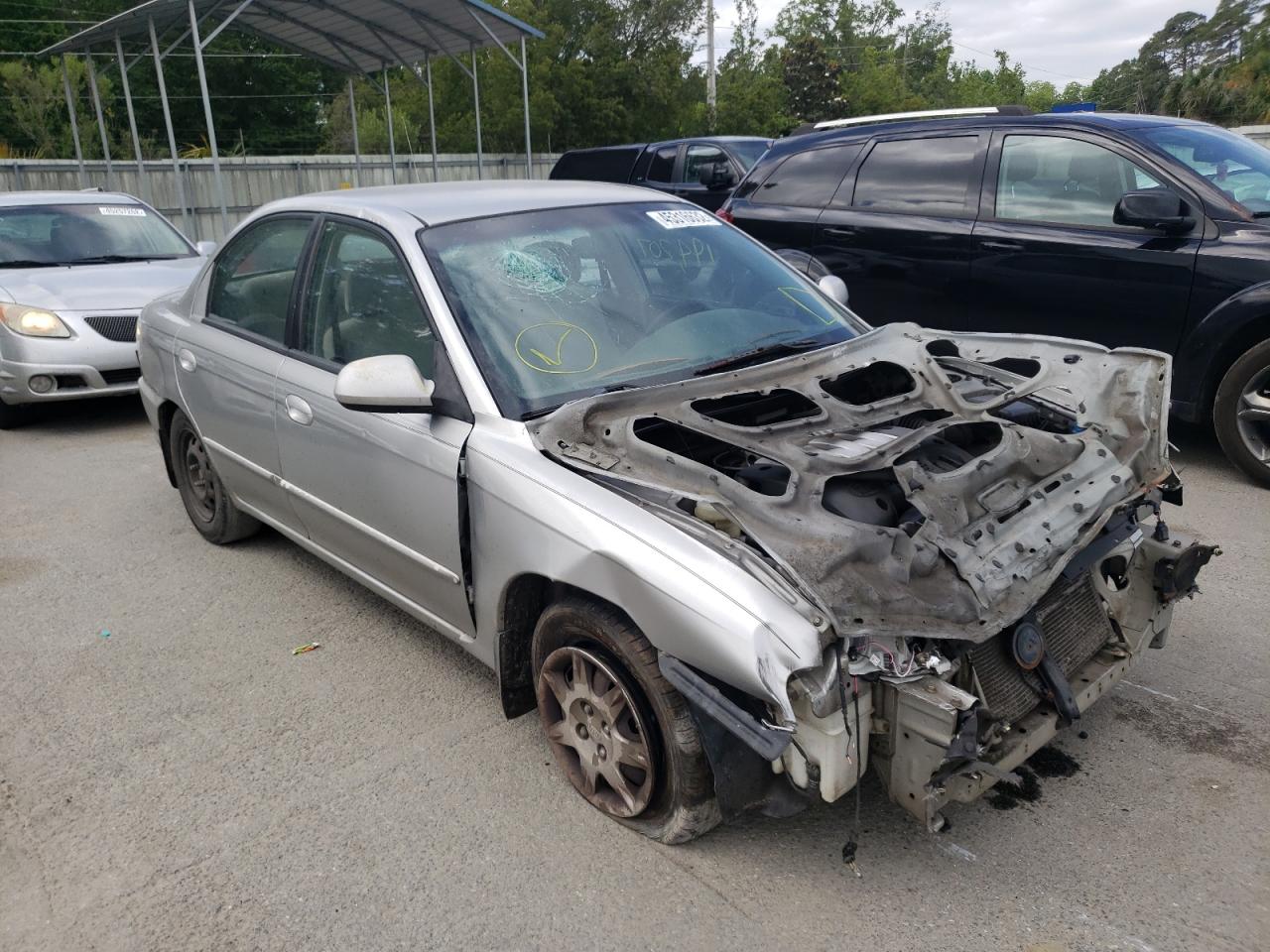 KIA SPECTRA BA 2004 with VIN KNAFB121045314821 - Photo from auction