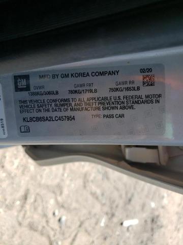 Photo 10 from auction – 2020 CHEVROLET SPARK LS with VIN KL8CB6SA2LC457954
