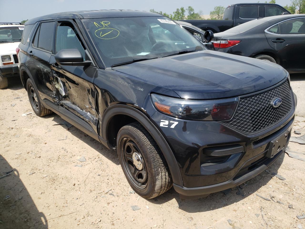 FORD EXPLORER P 2020 with VIN 1FM5K8AB4LGA83096 - Photo from auction