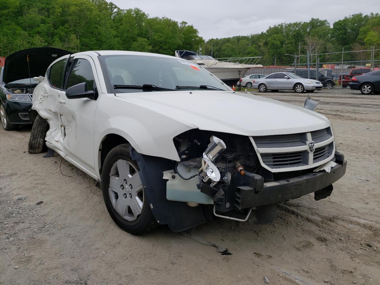DODGE AVENGER SE 2008 with VIN 1B3LC46J48N199940 - Photo from auction