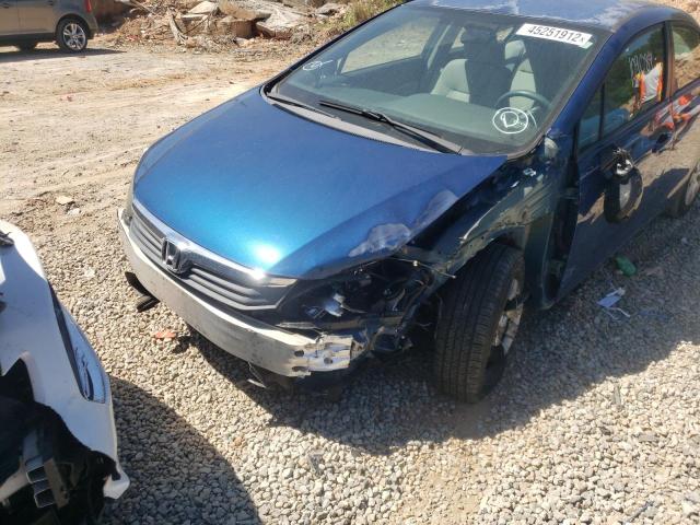 Photo 9 from auction – 2012 HONDA CIVIC LX with VIN 2HGFB2F59CH512070