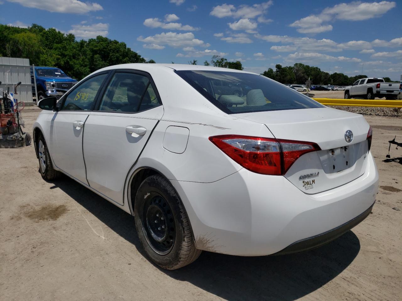 Photo 3 from auction – 2016 TOYOTA COROLLA L with VIN 2T1BURHE8GC544165