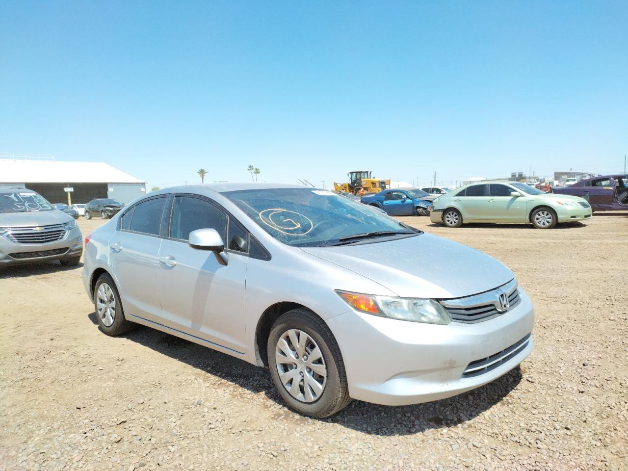 Photo 1 from auction – 2012 HONDA CIVIC LX with VIN 19XFB2F55CE380919