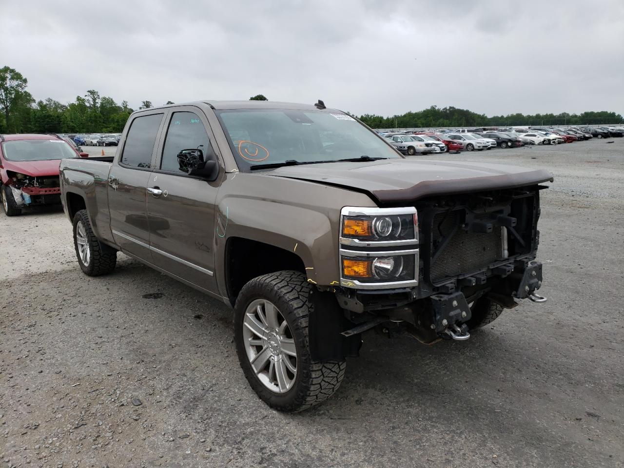 CHEVROLET SILVERADO 2014 with VIN 3GCUKTEC9EG375419 - Photo from auction