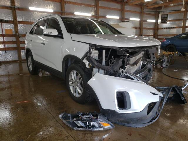 KIA SORENTO LX 2014 with VIN 5XYKT4A60EG459945 - Photo from auction