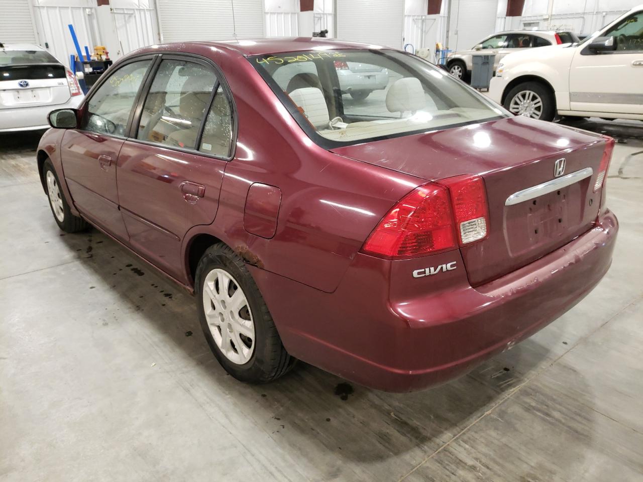 Photo 3 from auction – 2003 HONDA CIVIC EX with VIN 1HGES26723L030377