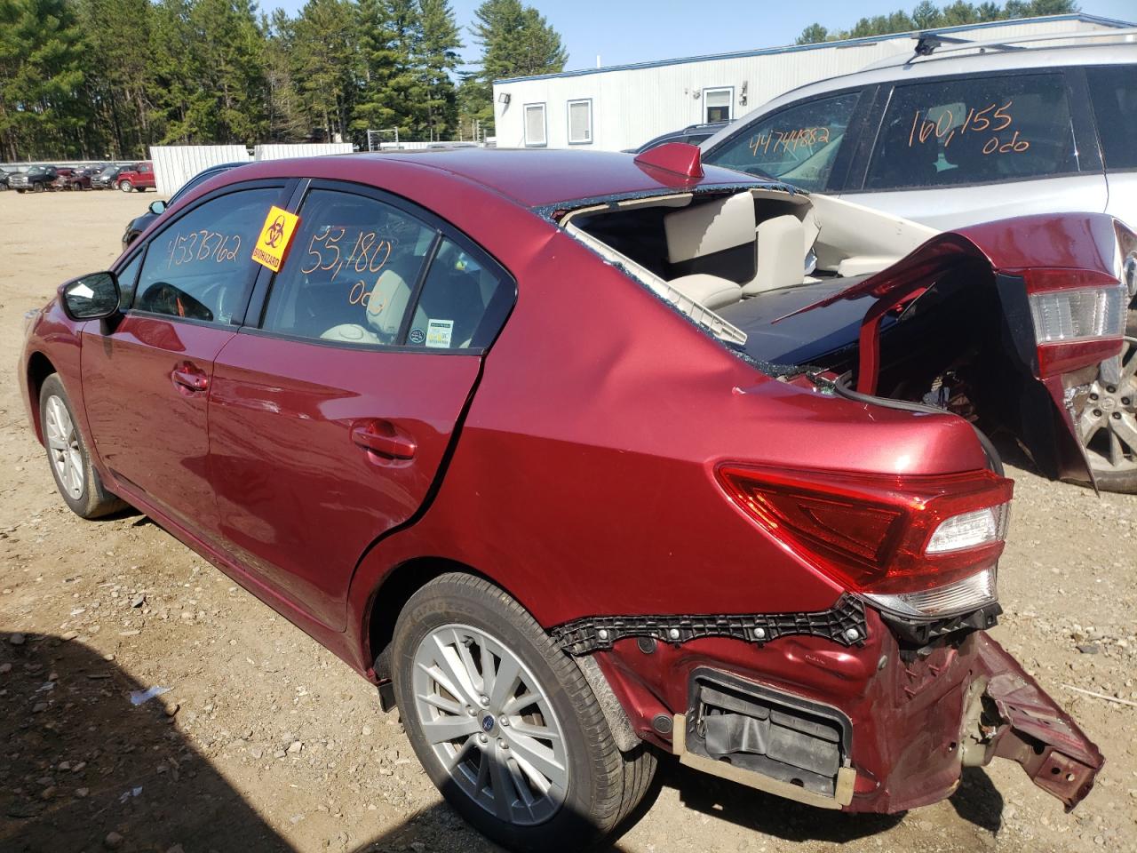 Photo 3 from auction – 2018 SUBARU IMPREZA PR with VIN 4S3GKAB62J3602821