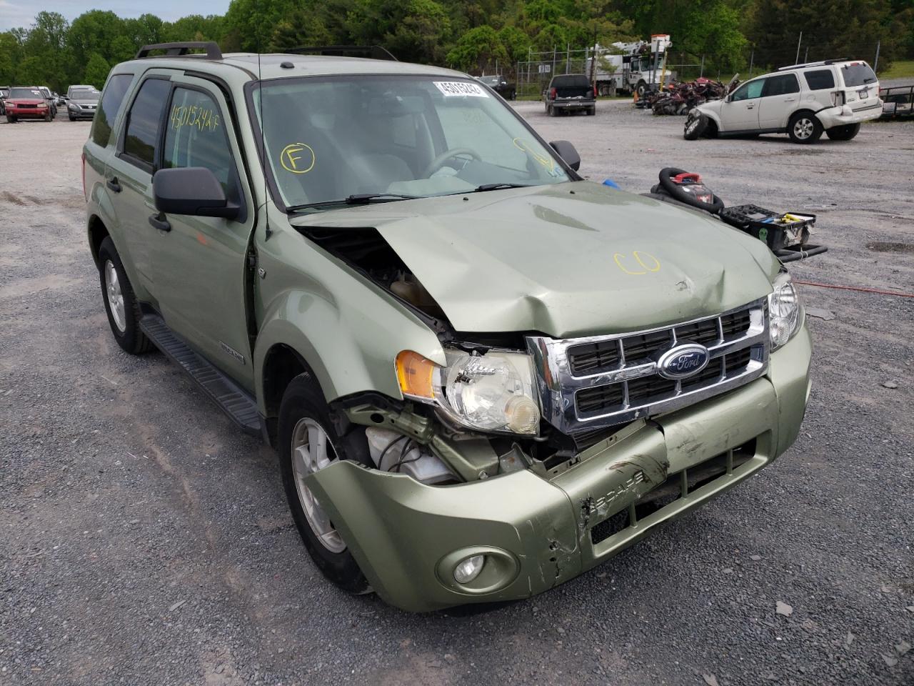Photo 1 from auction – 2008 FORD ESCAPE XLT with VIN 1FMCU93158KD33039
