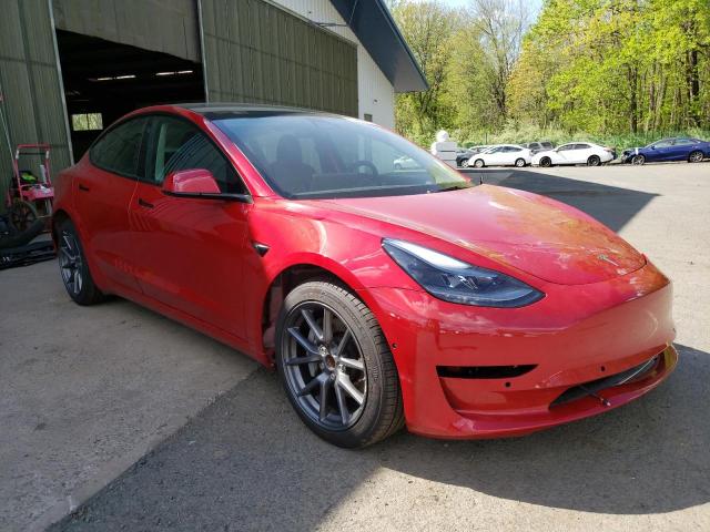 TESLA MODEL 3 2022 with VIN 5YJ3E1EA5NF102487 - Photo from auction