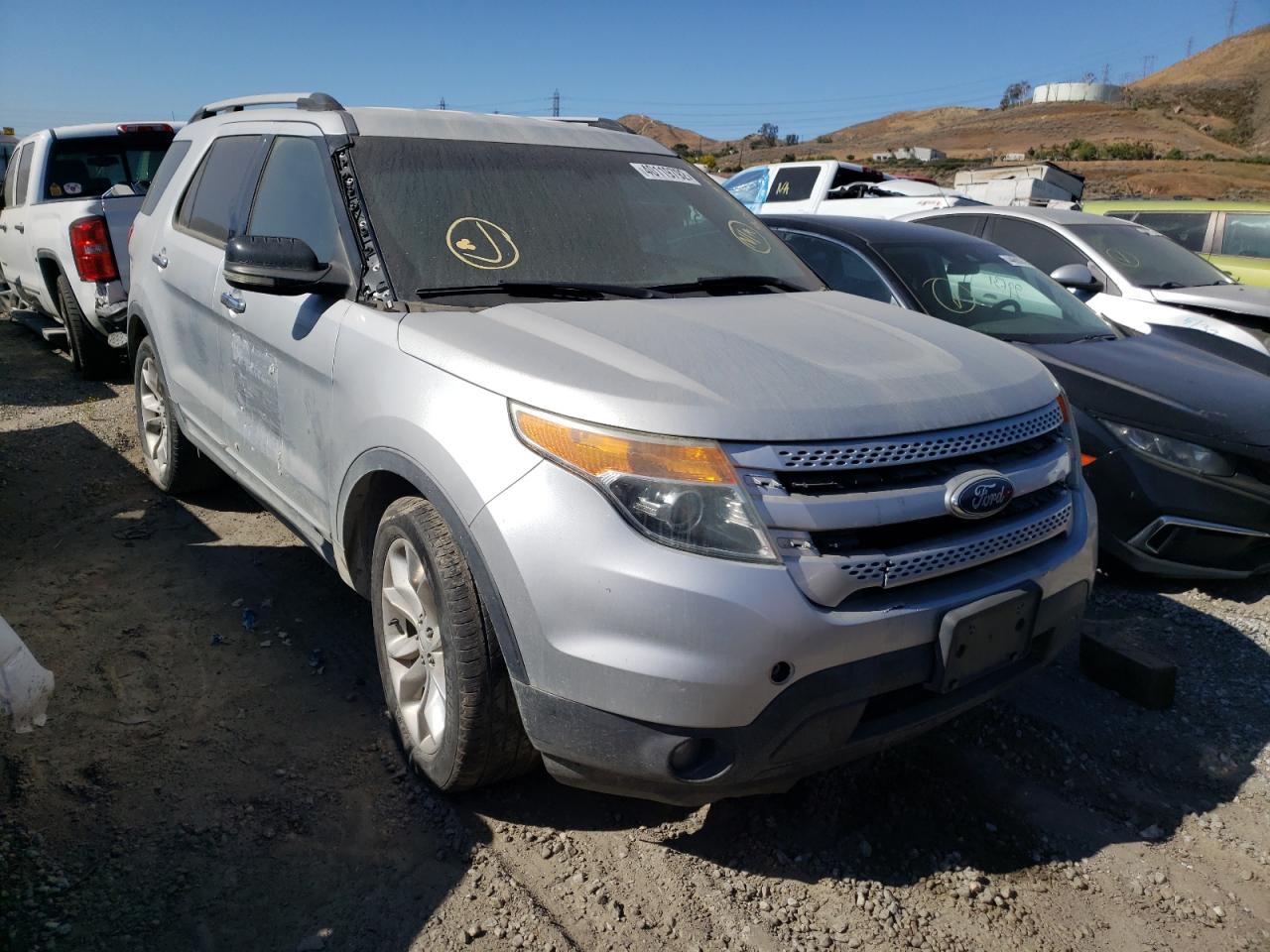 FORD EXPLORER X 2013 with VIN 1FM5K7D83DGA93436 - Photo from auction