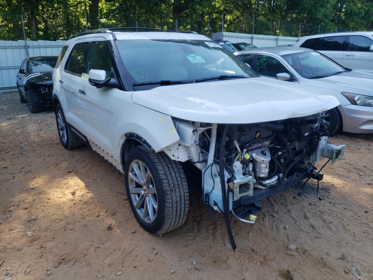 FORD EXPLORER L 2017 with VIN 1FM5K7F87HGB59151 - Photo from auction