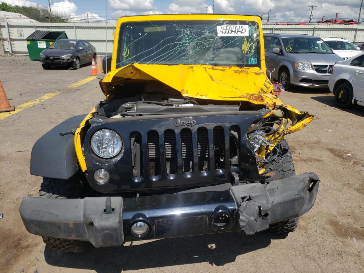 Photo 9 from auction – 2015 JEEP WRANGLER S with VIN 1C4AJWAG1FL706823