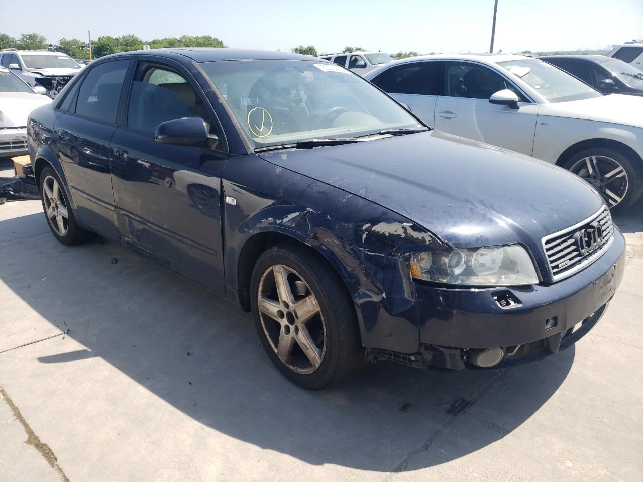 AUDI A4 1.8T QU 2004 with VIN WAULC68E34A235044 - Photo from auction