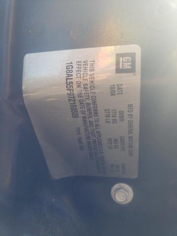 SATURN ION LEVEL 2007 with VIN 1G8AL55F97Z160609 - Photo from auction