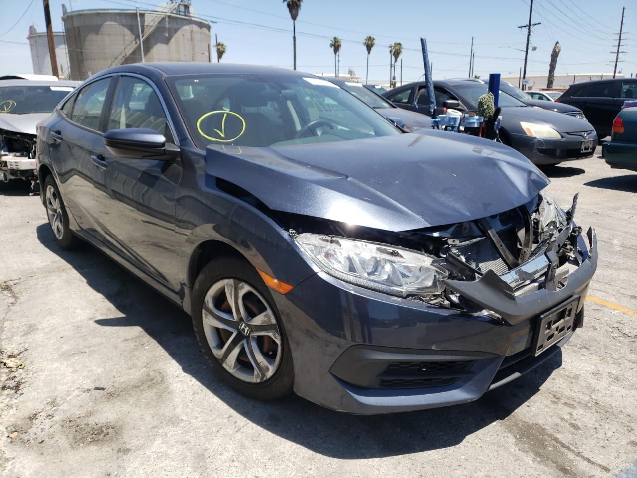 HONDA CIVIC LX 2016 with VIN 19XFC2F55GE247063 - Photo from auction