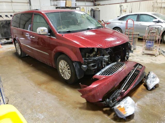 CHRYSLER TOWN & COU 2012 with VIN 2C4RC1GG3CR168796 - Photo from auction