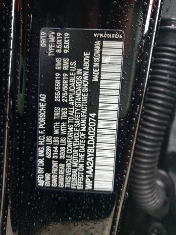 Photo 10 from auction – 2020 PORSCHE CAYENNE with VIN WP1AA2AY8LDA02074