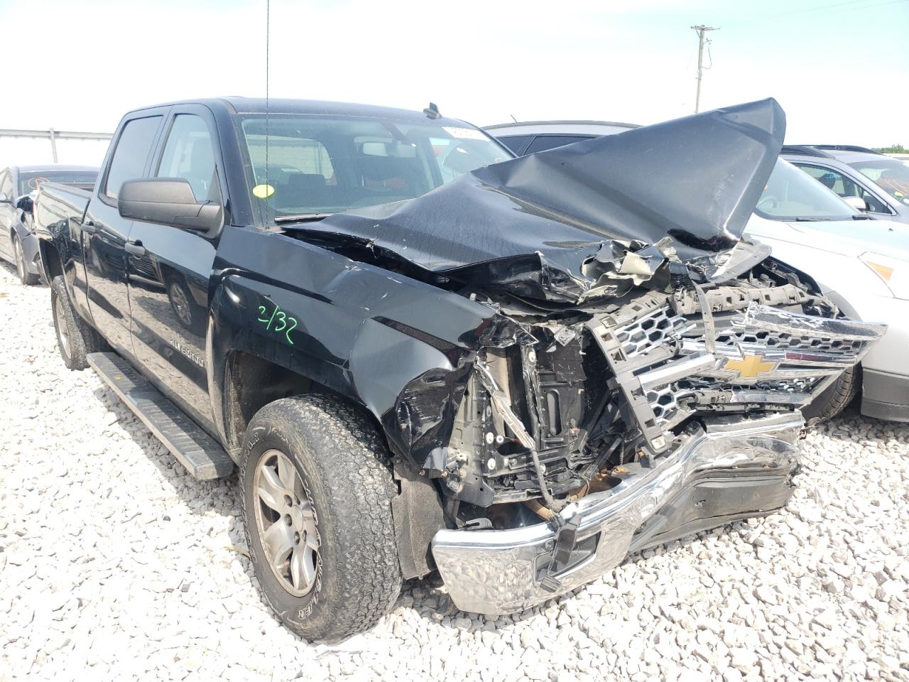 CHEVROLET SILVERADO 2014 with VIN 3GCUKREHXEG426313 - Photo from auction