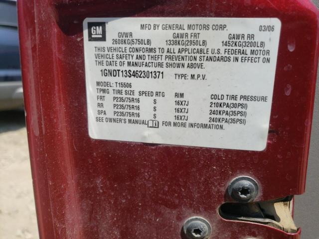 Photo 10 from auction – 2006 CHEVROLET TRAILBLAZE with VIN 1GNDT13S462301371