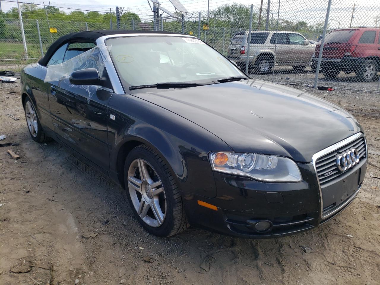 AUDI A4 2.0T CA 2008 with VIN WAUDF48H08K010185 - Photo from auction