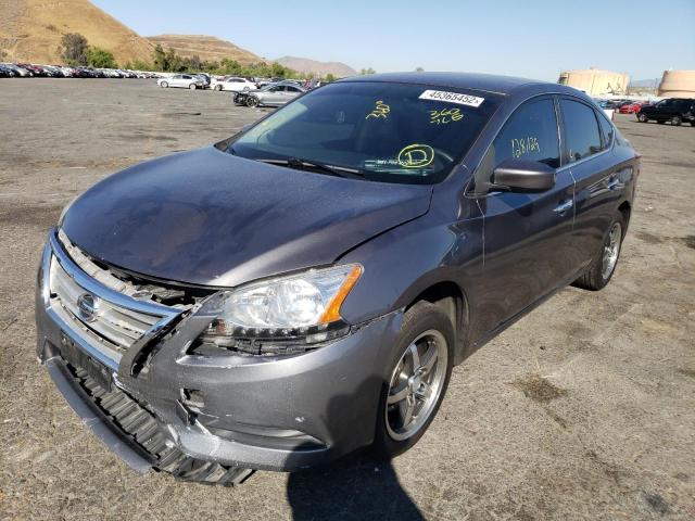 Photo 2 from auction – 2015 NISSAN SENTRA S with VIN 3N1AB7AP1FY221546