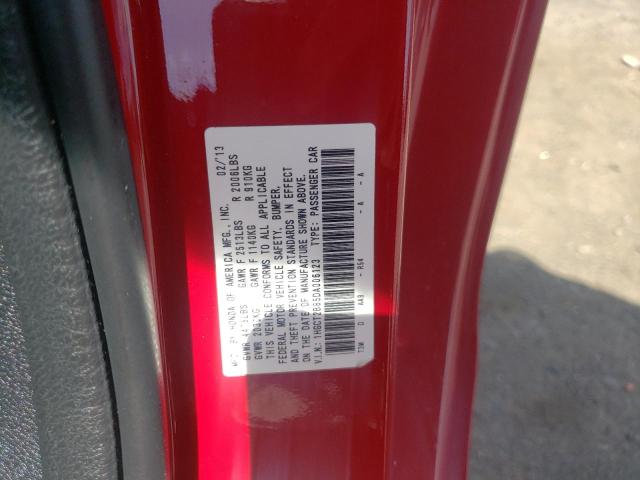 Photo 10 from auction – 2013 HONDA ACCORD EXL with VIN 1HGCT2B85DA006123