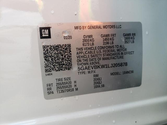 Photo 10 from auction – 2020 BUICK ENCLAVE PR with VIN 5GAEVBKW1LJ205878