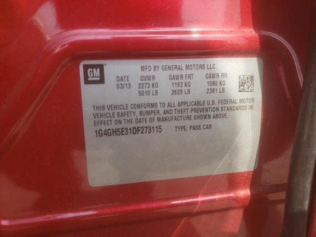 Photo 10 from auction – 2013 BUICK LACROSSE P with VIN 1G4GH5E31DF273115