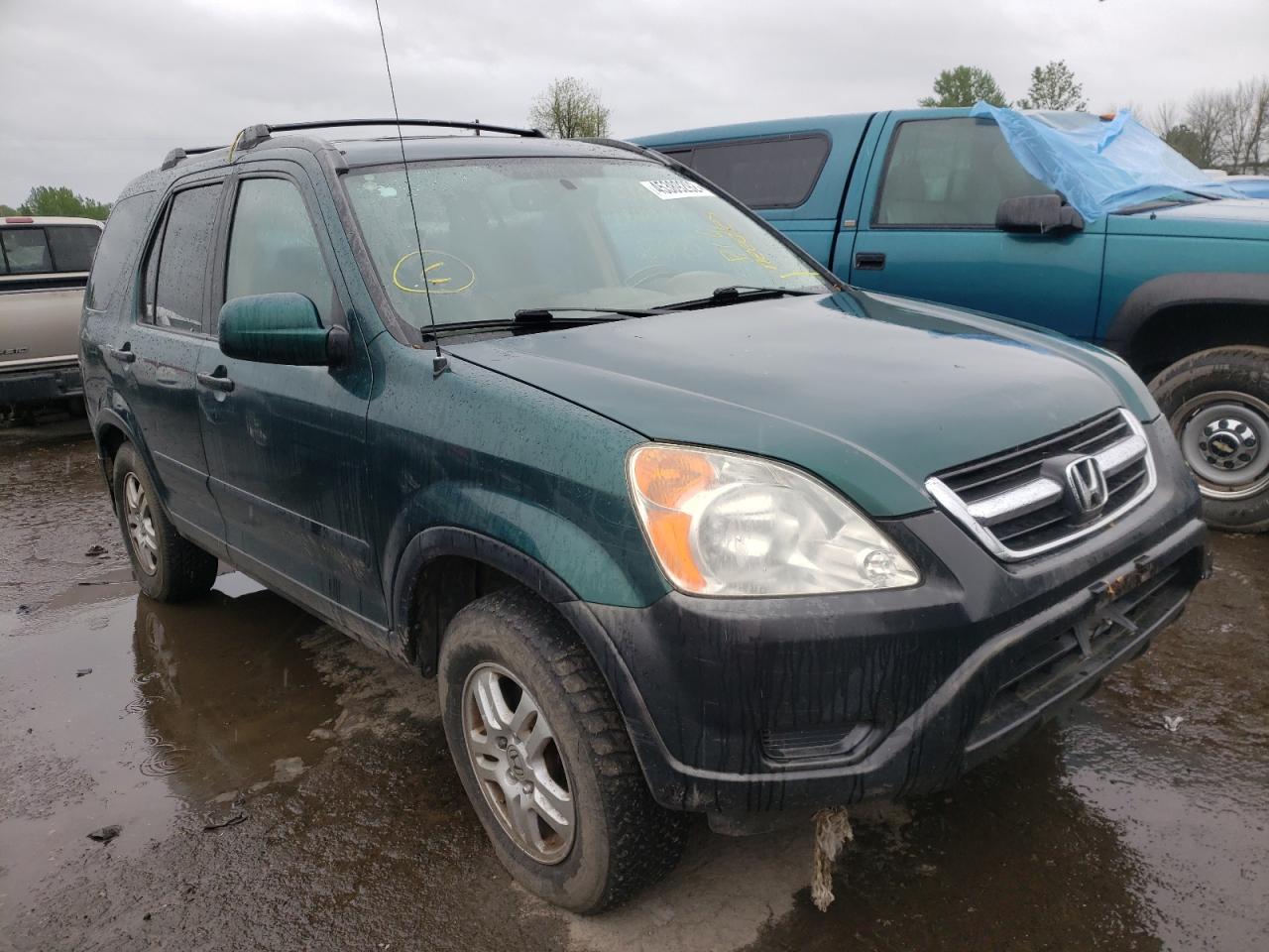 HONDA CR-V EX 2002 with VIN JHLRD78892C064122 - Photo from auction