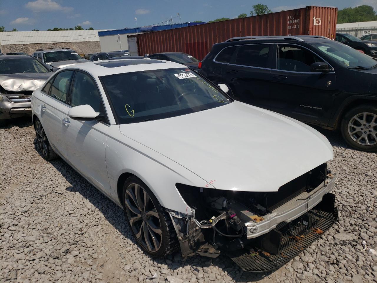 AUDI A6 PREMIUM 2015 with VIN WAUDFAFC1FN019480 - Photo from auction