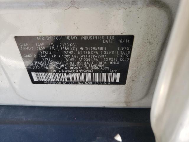 Снимка 10 от търг – 2015 SUBARU OUTBACK 2. с VIN 4S4BSACC1F3250204