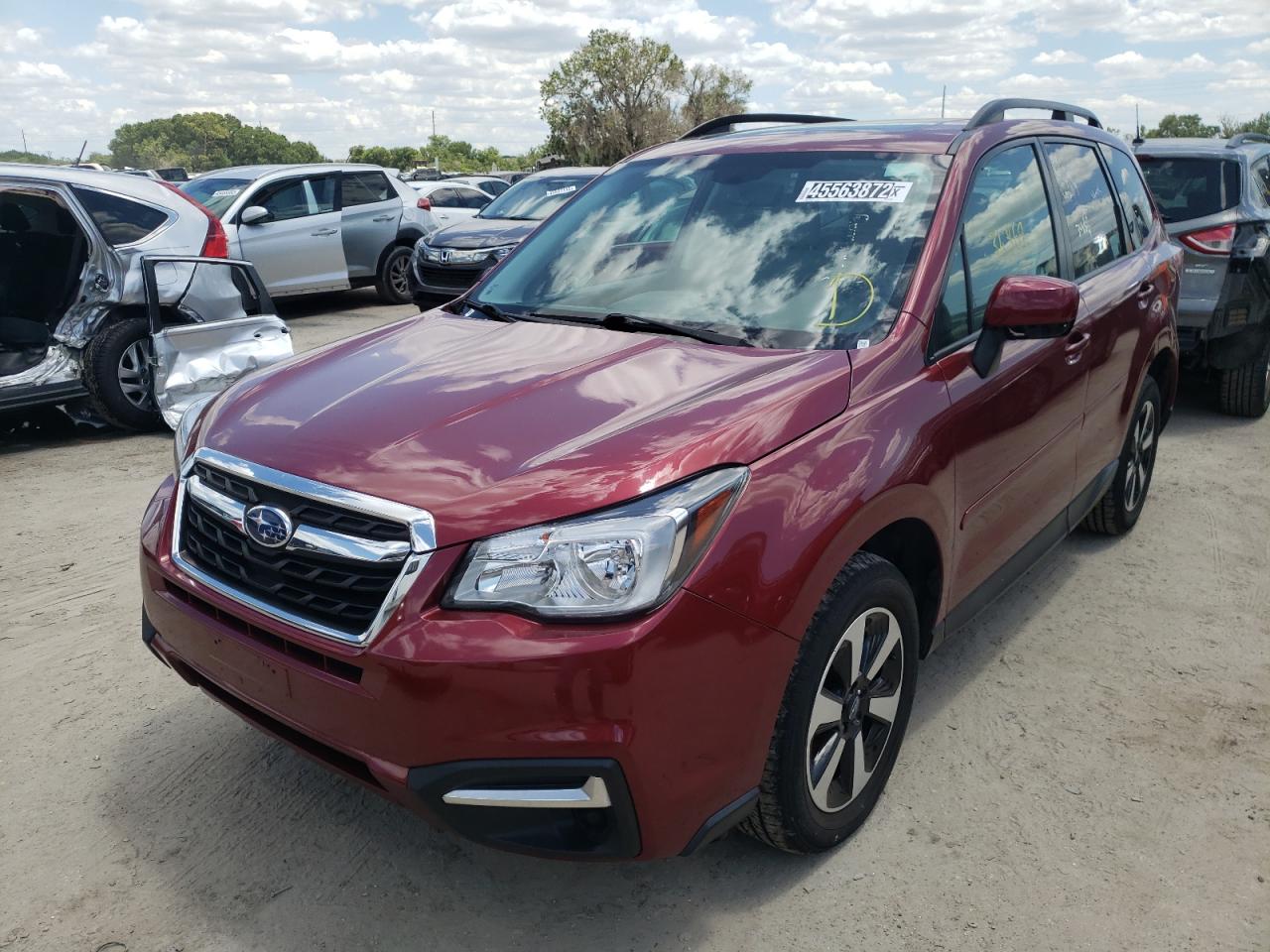 Photo 2 from auction – 2018 SUBARU FORESTER 2 with VIN JF2SJAEC6JH617504