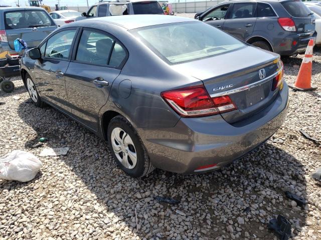 Photo 3 from auction – 2013 HONDA CIVIC LX with VIN 19XFB2F59DE026001